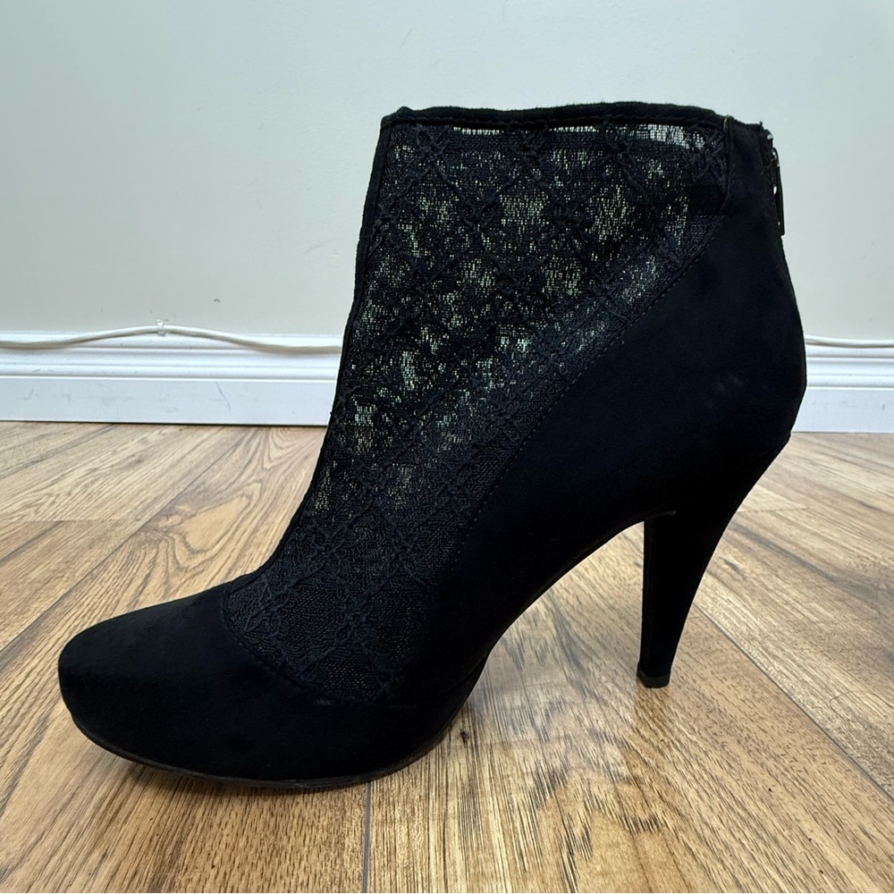 Aldo Black Heeled Boots